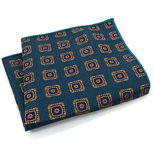 Lenço de Bolso Masculino Social Terno Verde
