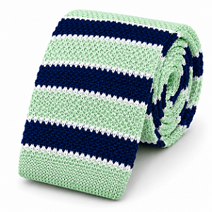 Gravata Slim Croche Verde Listrada