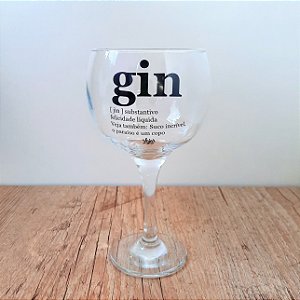 Taça de Gin de Vidro 600 ML - Gin Felicidade Líquida