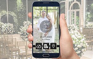 Convite De Casamento Digital / Virtual Interativo