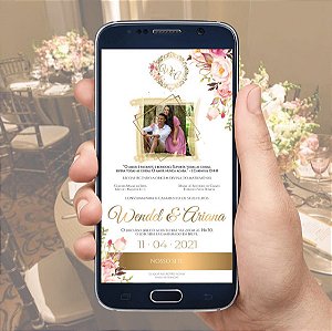 Convite De Casamento Digital / Virtual Interativo