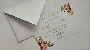 Convite Casamento Terroso