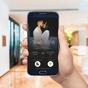 Convite De Casamento Digital / Virtual Interativo