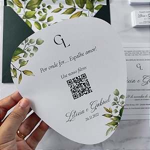 Ventarola Personalizada Folhagem