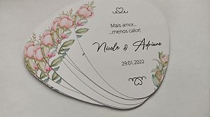 Ventarola Personalizada Rosê