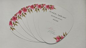 Ventarola Personalizada Rosa/Rose