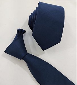 Gravata Padrinhos Azul Escuro Marinho Oxford