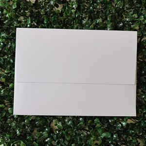 Envelope Janela Aba reta Branco Fosco