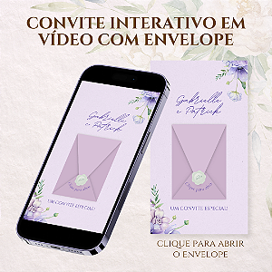CONVITE ANIMADO EM VÍDEO PARA CASAMENTO