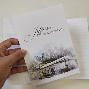 Cartão de Votos Noivos Aquarela Espaço Quinta dos Pinheiros