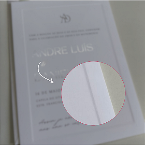 Borda em Relevo para Convites