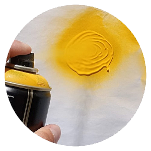 Tinta Spray NOU Colors Amarelo para Graffiti