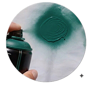 Tinta Spray NOU Colors Verde Folha para Graffiti