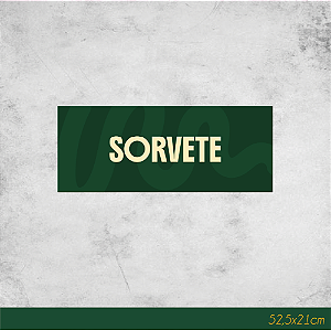 Adesivo para Freezer Sorvete 52,5x21cm