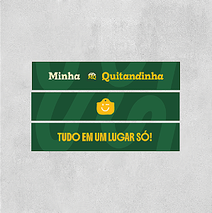 Kit de Testeiras para 3 Gôndolas 90x15cm - Empório