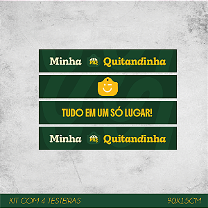 Kit de Testeiras para 4 Gôndolas 90x15cm - Empório