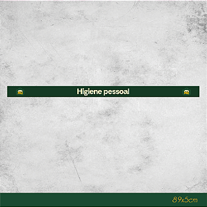 Faixa de Gôndola Higiene Pessoal 89x5cm - Conveniência
