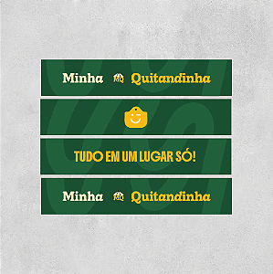 Kit de Testeiras para 4 Gôndolas 89x20cm - Conveniência