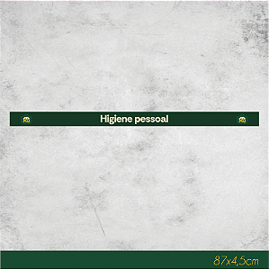 Faixa de Gôndola Higiene Pessoal 87x4,5cm - Empório