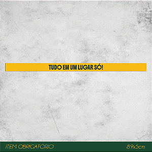 Faixa de Gôndola Tudo em um lugar Só 89x5cm - Conveniência