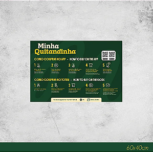 Placa em PS Como Funciona 60x40cm