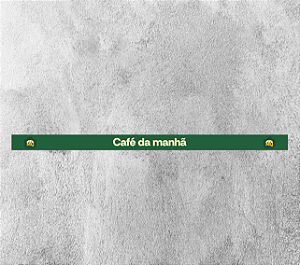 Faixa de Gôndola Café da Manhã 75x4,5cm - Empório