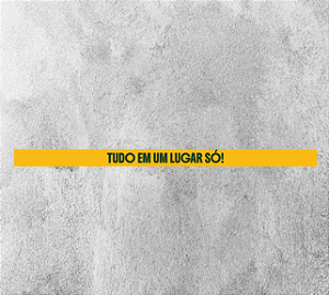 Faixa de Gôndola Tudo em um lugar Só 75x4,5cm - Empório
