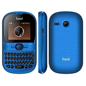 Freecel Free Mini Azul Treis Chip, Câmera, Rádio FM, MP3, Bluetooth