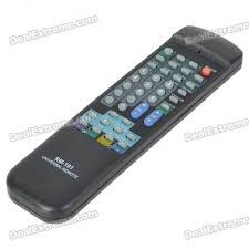 Controle remoto universal para TV / VCR / SAT / CABLE / VCD / DVD / LD.CD / AMP (2 * AA)