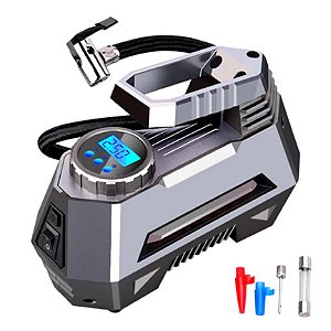 Bomba de ar recarregável de 12 V 150 PSI, inflador de pneus, digital