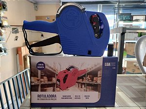 Etiquetadora Manual De Preços 8 Dígitos + Refil + Etiquetas -  Azul