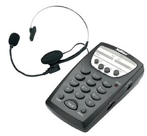 Headset Fone Operador Com Identificador De Chamadas Multitoc