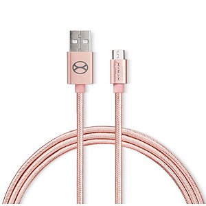 Cabo Micro USB Xtrax 2.1A - 1,5 metro Rosé