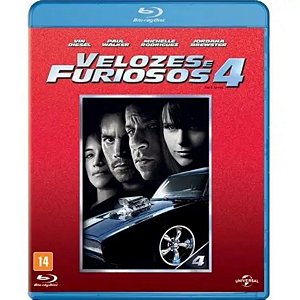 Blu-ray Velozes E Furiosos 4 - Original & Lacrado