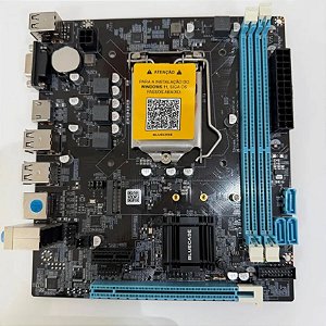 Placa Mãe Bluecase Bmbh61-g2hg-m2 DDR3 LGA 1155