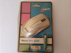 Mouse Óptico Leadership 2038 PS2 Bege