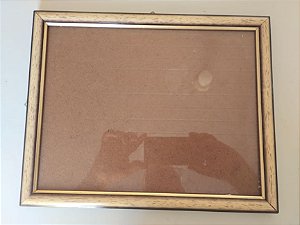 Quadro Decorativo 24x30 cm Moldura Dourada