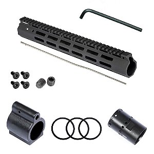 Kit Handguard M-LOK T4, M4, M16 e AR-15 - Avb