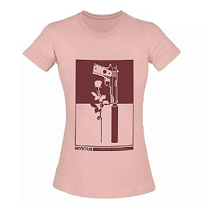 T-Shirt Fem. Concept Gun&Flower - Invictus