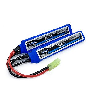 Bateria Lipo Ultra 7.4V/2S(2 pack) 1100mAh - 20C/40C - Leão