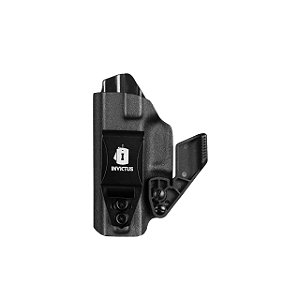 Coldre IWB 2.0 Kydex Glock Compact Canhoto Preto - Invictus