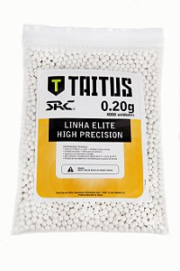 BBs SRC Taitus 0,20g Brancas – Pacote com 4000 bolinhas