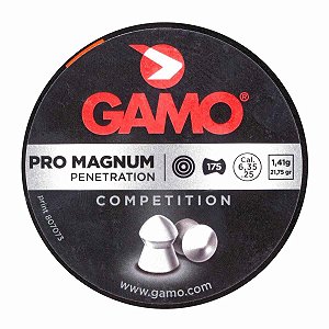 Chumbinho Pro Magnum Gamo 6.35mm (175un)
