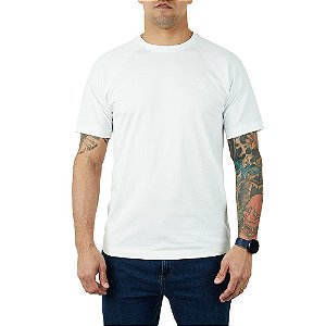 T-Shirt Raglan Basic Branco - Invictus