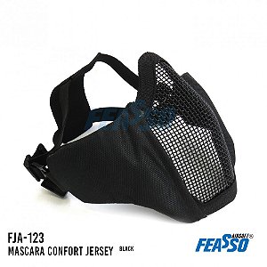Máscara FJA-123 Jersey Comfort - Preta