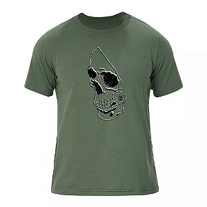 Camiseta Esqueleto BR Force - Verde