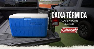 Caixa Térmica Adventure 48QT - 45,4 litros - Azul - Coleman