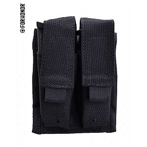 PORTA CARREGADOR PISTOLA DUPLO FORHONOR - BLACK