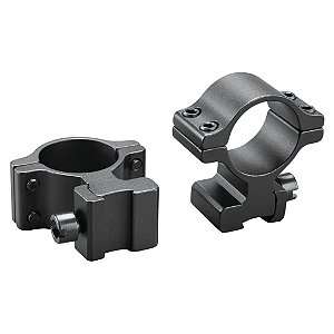 Mount para trilho 22 mm em alumínio Tasco p/ lunetas 1pol. Alto