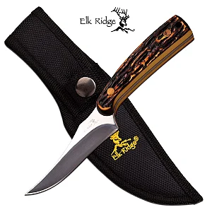 Faca Skinner Elk Ridge c/ Cabo Simulando Osso - Master Cutlery